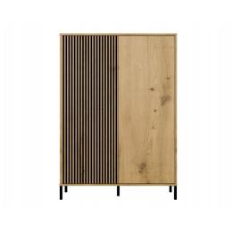 KAMARO 2DD SLIM Display Cabinet / ROBLE ARTISAN