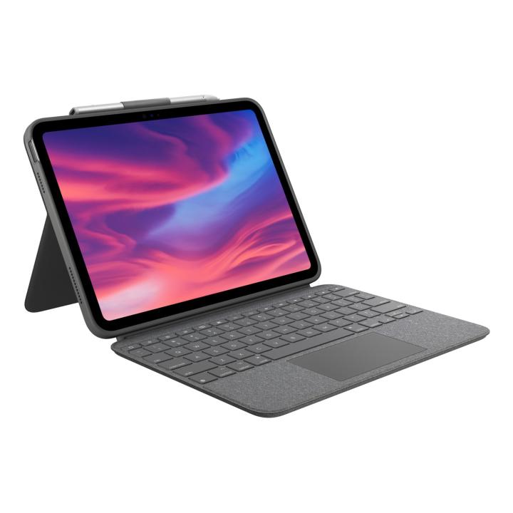 Logitech Combo Touch QWERTY anglais (Royaume-Uni) Smart Connector gris