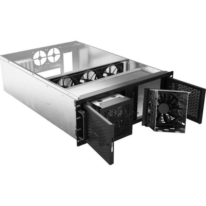 Chassis de servidor E-ATX 650/12, 19 polegadas/4U