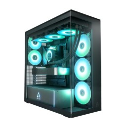 Arctic Xtender Premium Black Clear ARGB Nero