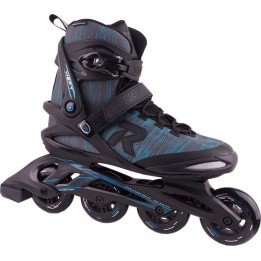 Roces Weft Thread Inline Skates, Gray and Blue, Size 45