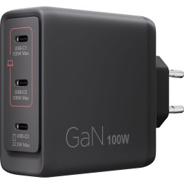 Cargador gan usb-c de 100 w