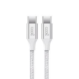 COOL CABLE USB NYLON UNIVERSAL TIPO C A TIPO C (1.2 METROS)