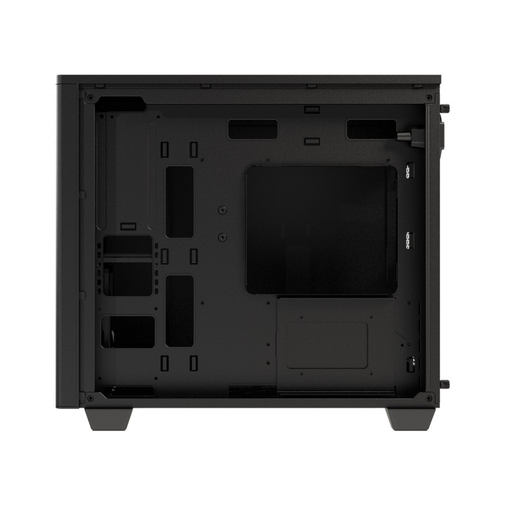 FSP CST360 Micro ATX Case with Front Ventilation Grill, Max GPU Length 165 mm, Max GPU Width 370 mm, Black