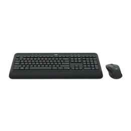 Logitech MK545 Advanced Keyboard and Mouse Bundle, RF Wireless, International U.S. QWERTY, Black