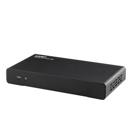 Lindy 43424 AV bridge 3840 x 2160 Pixel Collegamento ethernet LAN Nero