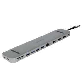 Plusonic USB-C Docking Adapter/Hub 9in1 mit HDMI/DP/LAN/USB
