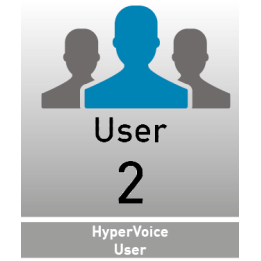 AGFEO HyperVoice 2 User - License for 2 additional users