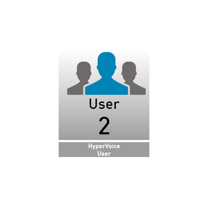 AGFEO HyperVoice 2 User - License for 2 additional users