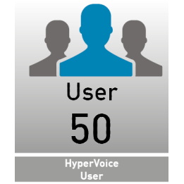 AGFEO HyperVoice 50 User - License for 50 additional users