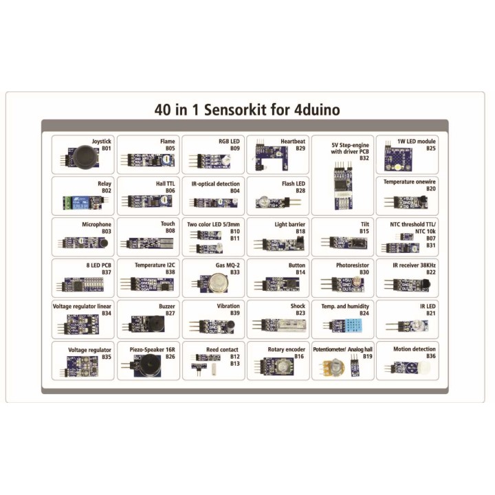 ALLNET 4duino Sensor Kit 40 in 1 SET * NEU*