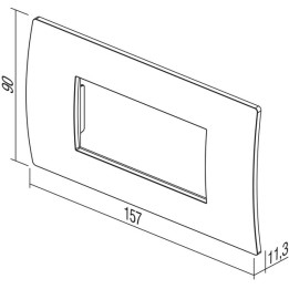 TEM OP40WB-U PURE 4M Decorative Frame
