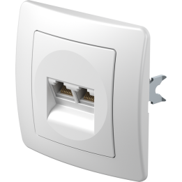 TEM Series Ekonomik SOCKET CAT6s KS DOUBLE 2x RJ45 NB