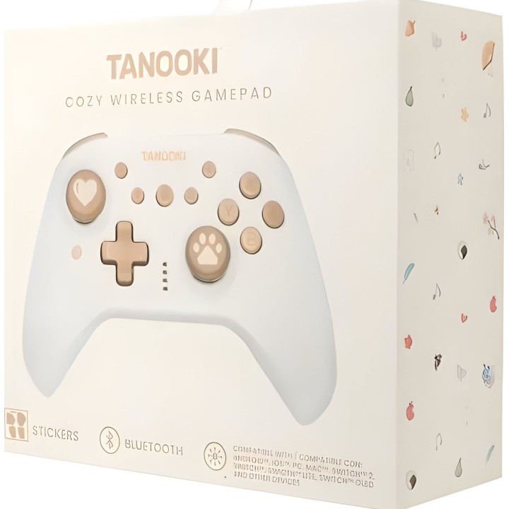 FR-TEC BLADE TNK1004 Wireless Controller, Tanooki, White