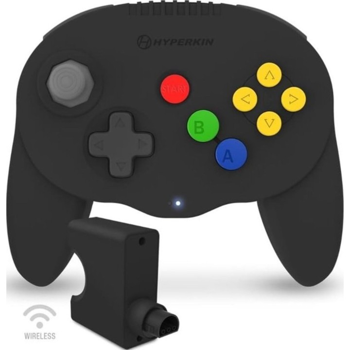 Hyperkin Admiral Premium BT Wireless-Controller für N64, Switch, PC, grau