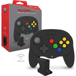 Hyperkin Admiral Premium BT Wireless Controller for N64, Switch, PC, Black