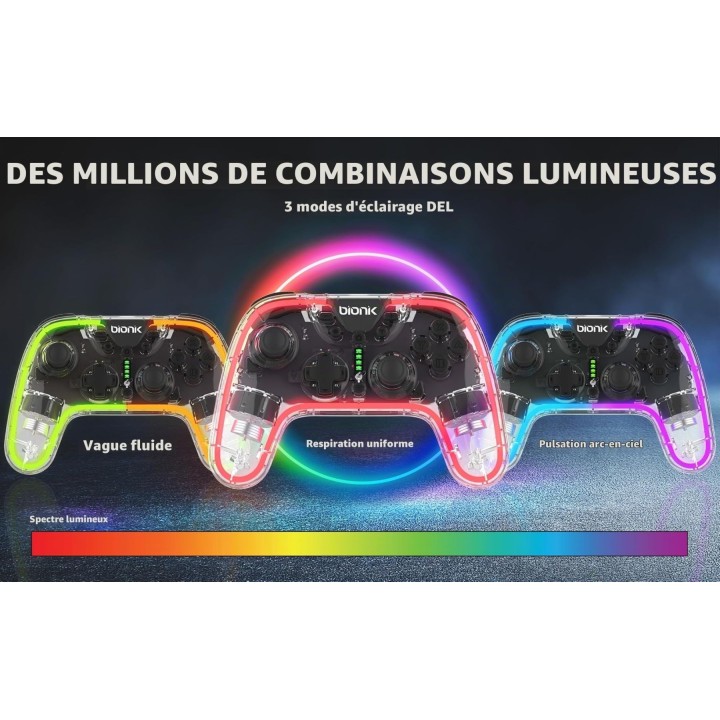 Controller wireless DREAMGEAR NeoGlow per Switch, PC e Android