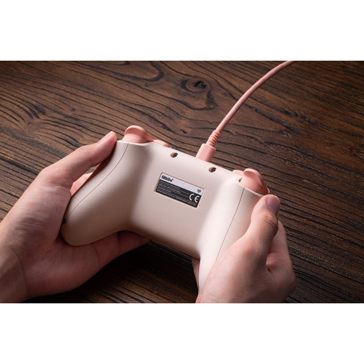 8BitDo Ultimate 2C Kabelgebundener Controller für PC und Android, Pfirsich