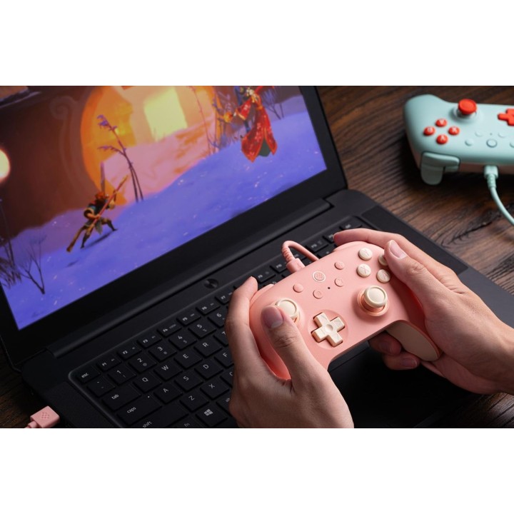 8BitDo Ultimate 2C Wired Controller for PC and Android, Peach