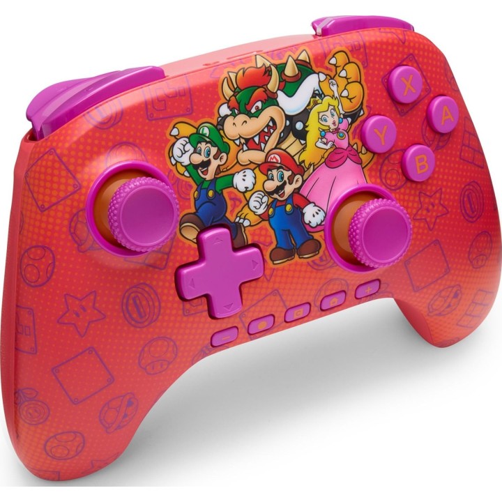 Controller wireless PowerA Advantage NSGP0548 per Nintendo Switch 2, Mario e amici