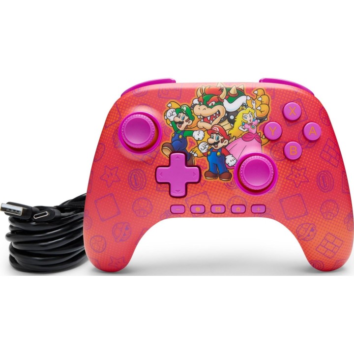 Controller wireless PowerA Advantage NSGP0548 per Nintendo Switch 2, Mario e amici