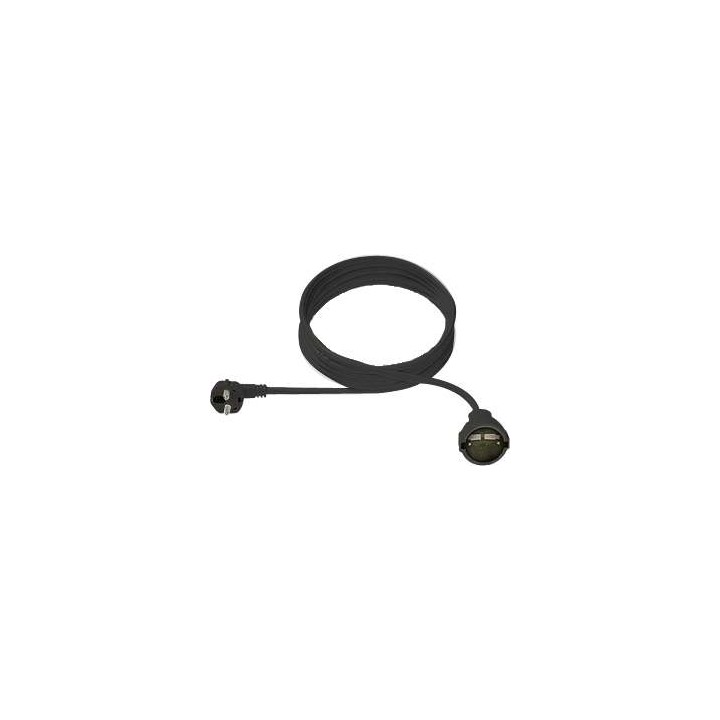 Bachmann Cable, Extension, Socket (CEE7) to Plug (CEE7), 10m, Black