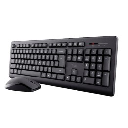 Trust Primo Kit Tastiera e Mouse Wireless Nero