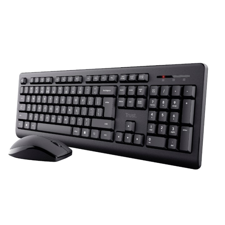 Trust Primo Kit Tastiera e Mouse Wireless Nero