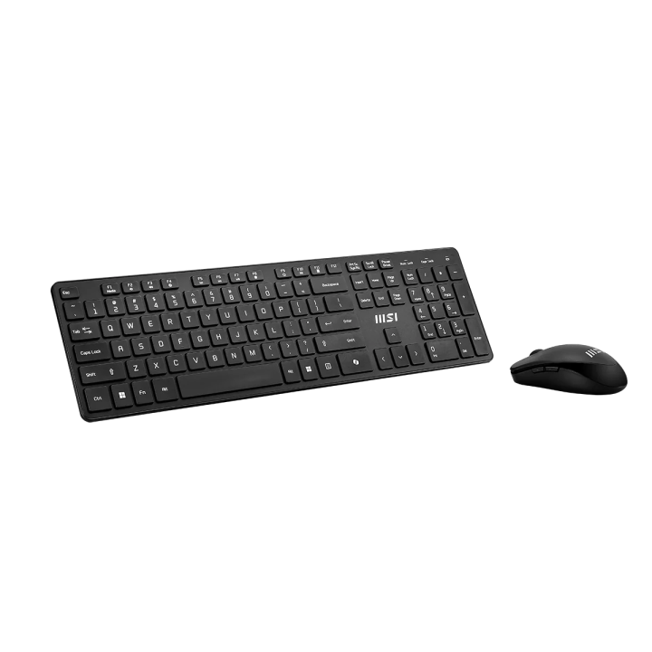 MSI Wireless Combo Copilot Pro Black Wireless Keyboard and Mouse Set