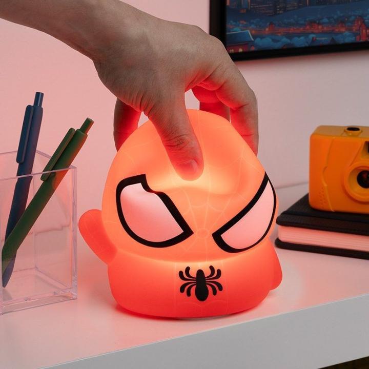 PALADONE Marvel Spiderman rechargeable table lamp red
