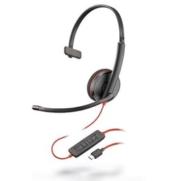 Poly Blackwire C3210 Mono-Headset USB-C Schwarz