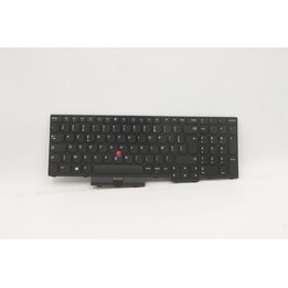 Lenovo 5N20W68155 Laptop Keyboard with LED Backlight, Spanish QWERTY Layout, Compatible with ThinkPad L15 Gen 2 (20X3, 20X4), wi