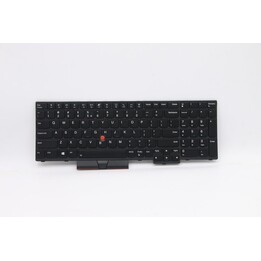 Lenovo 5N20V78133 Tastatur mit weißer LED-Hintergrundbeleuchtung, spanisches Layout (Spanien) Euro, USB, Schwarz, kompatibel mit