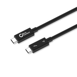 MicroConnect TB4020 cable Thunderbolt 2 m 40 Gbit/s Negro
