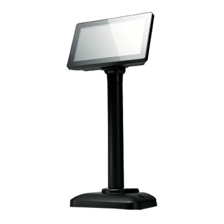 Poindus AM7STANDB000 Base de poste de plástico com base de metal para ecrãs de 7 polegadas