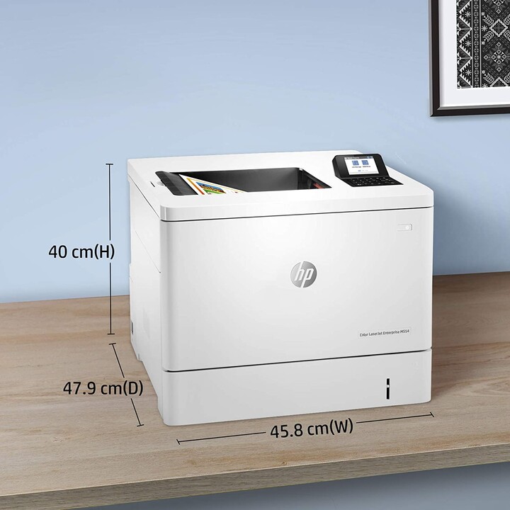HP LaserJet Enterprise M554DN Dúplex Blanc