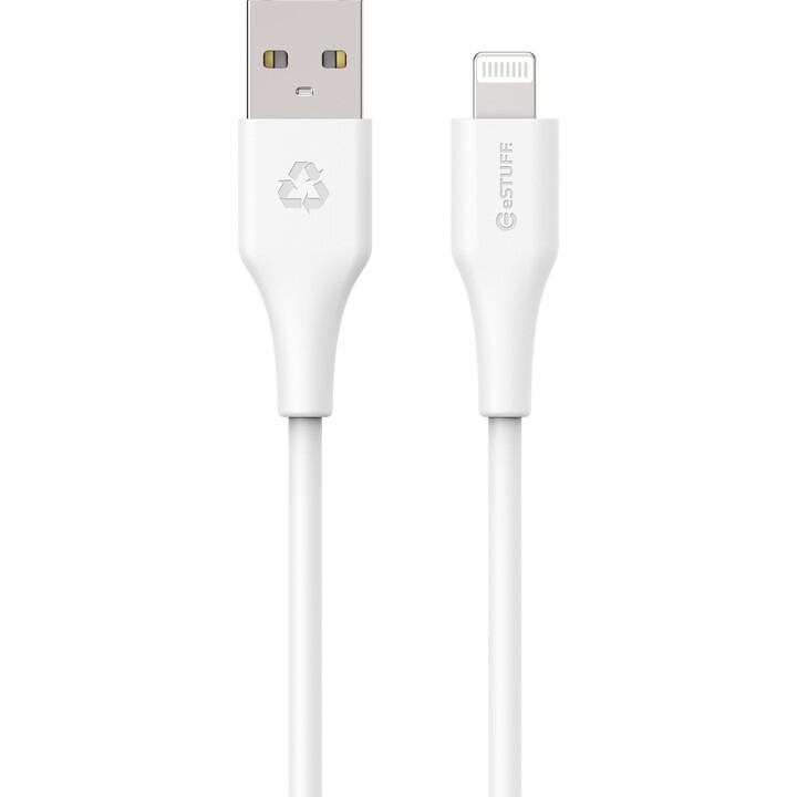eSTUFF Infinite Cable Lightning 2M Blanco