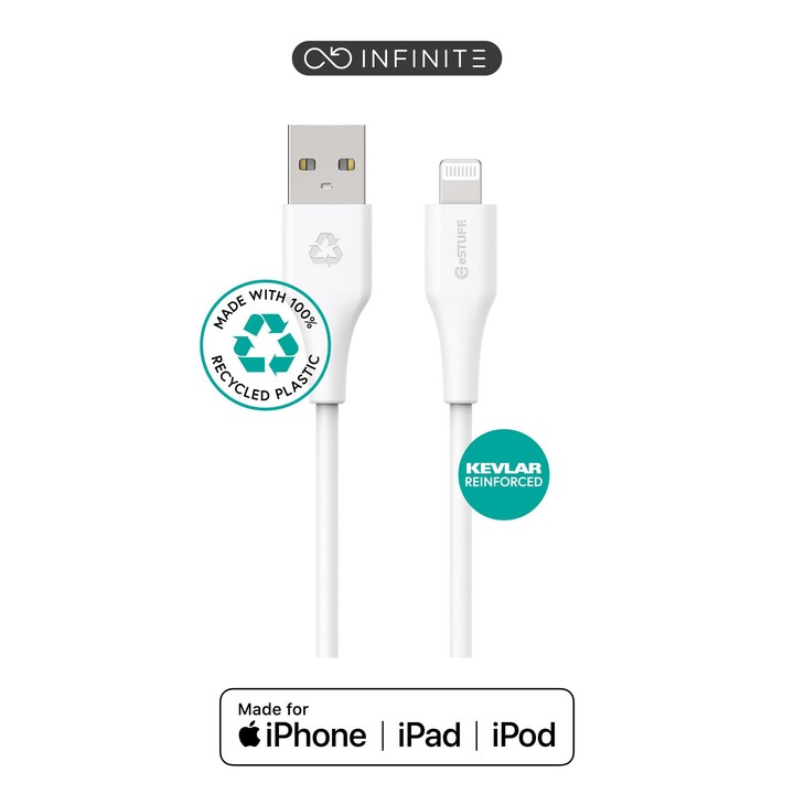 eSTUFF Infinite Cabo Lightning 2M Branco