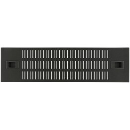 Lanview RAB410BL panel ciego ventilado snap locking 3U 19" negro