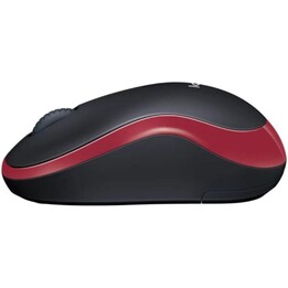 Mouse Wireless Logitech M185 910-002240, 1000 DPI, Rosso