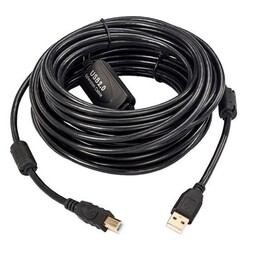 MicroConnect USBAB20B-ACTIVE Câble USB Actif USB 2.0 A-B, 20 m, Noir