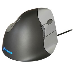 Evoluent VerticalMouse 4 Right Vertikale Maus USB grau