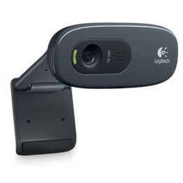Logitech C270 Webcam HD 720p with built-in microphone and automatic light correction