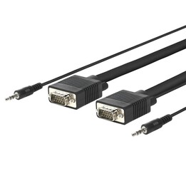 MicroConnect MONGG3BMJ VGA Cable 3 m VGA (D-Sub) Black