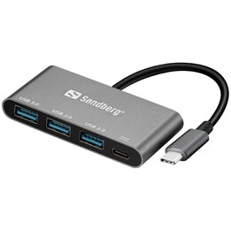 Hub Sandberg da USB-C a 3xUSB 3.0 + PD