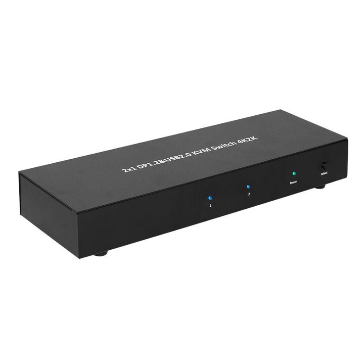 MicroConnect MC-DP-KVM201K Switch KVM DisplayPort e USB 2:1