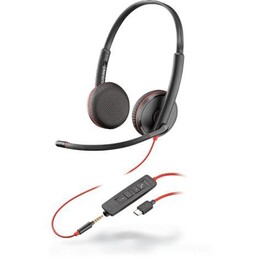 Poly Blackwire C3225 USB-C casque avec micro noir