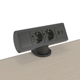 Forming Function Smartline Desk Alu/black - Adjustable Desk 120x60 cm