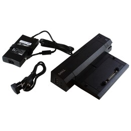 DELL Advanced E Port N1J67 - Estación de acoplamiento con 4x USB 3.0, 2x USB 2.0, HDMI, DisplayPort, VGA, Gigabit Ethernet y ada