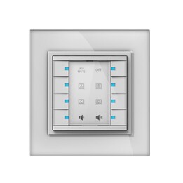 VivoLink VLCP8B Panel de Control 8 Botones Programables Blanco